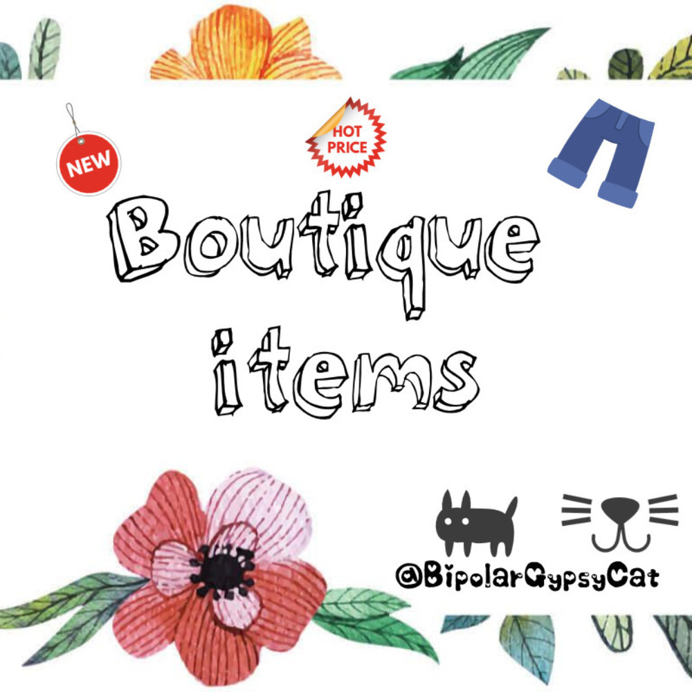 Boutique Items Start Here